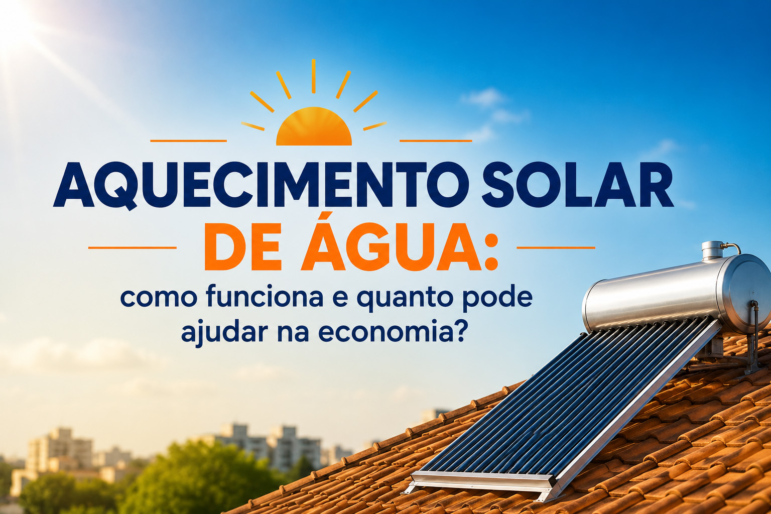 Aquecimento solar de água: como funciona e quanto pode ajudar na economia?